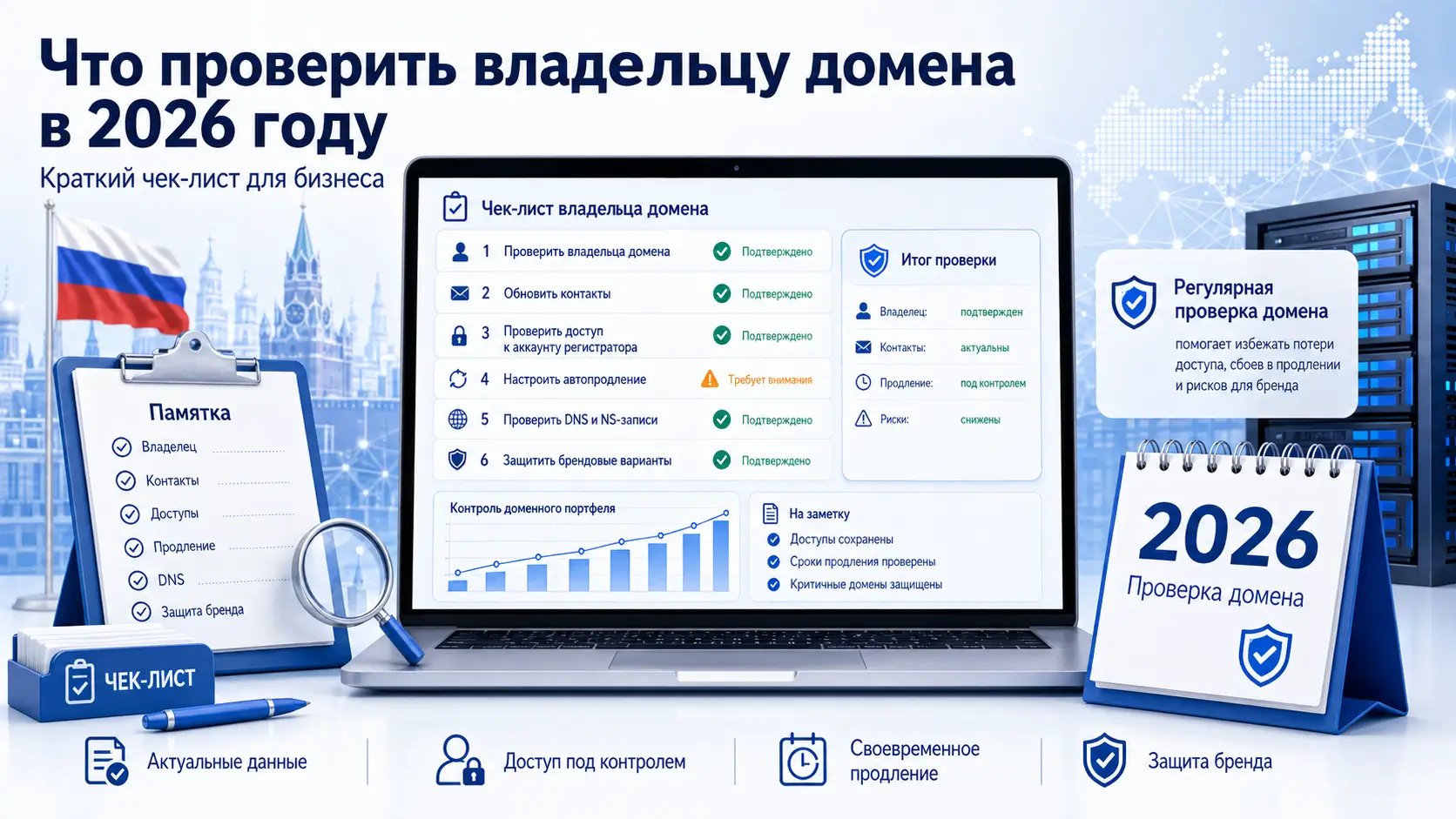 что нужно сделать владельцам доменов в 2026 году