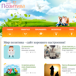 SEO-продвижение сайта mirpozitiva.ru