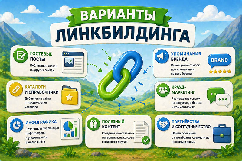 Варианты линкбилдинга