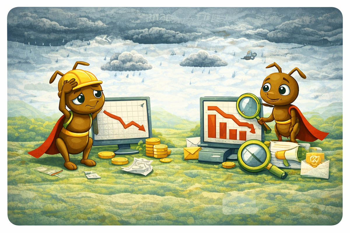 Проседание сайта в поисковых сетях после отмены сео-продвижения