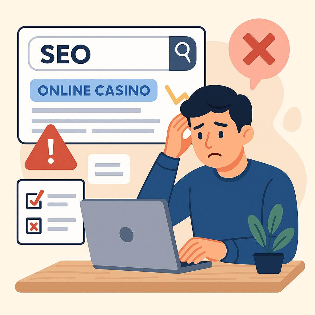 Список ошибок SEO в гемблинге