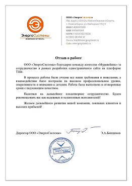 ООО "ЭнергоСистемы"